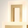 Złoty prostokątny kinkiet INIZIO QN-INIZIO-1W-BG złoto szczotkowane LED 20W 3000K